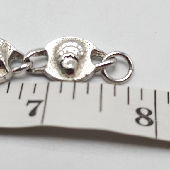 1967 Sarah Coventry Harlequin Reversible Bracelet Sea Life Colorful Geometric - Picture 9 of 9